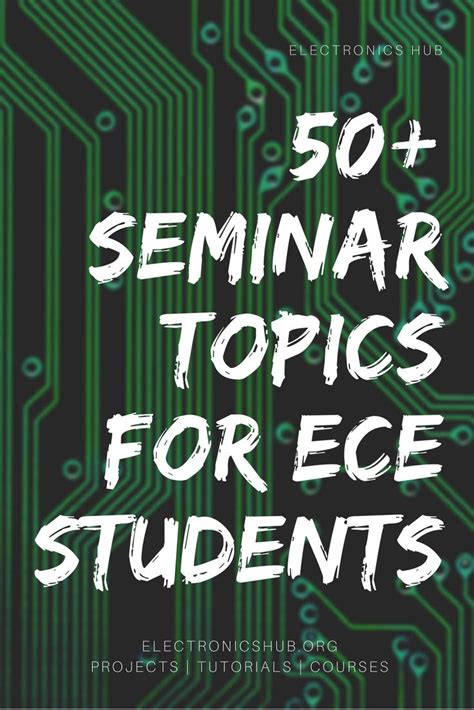 seminar topics in electronics